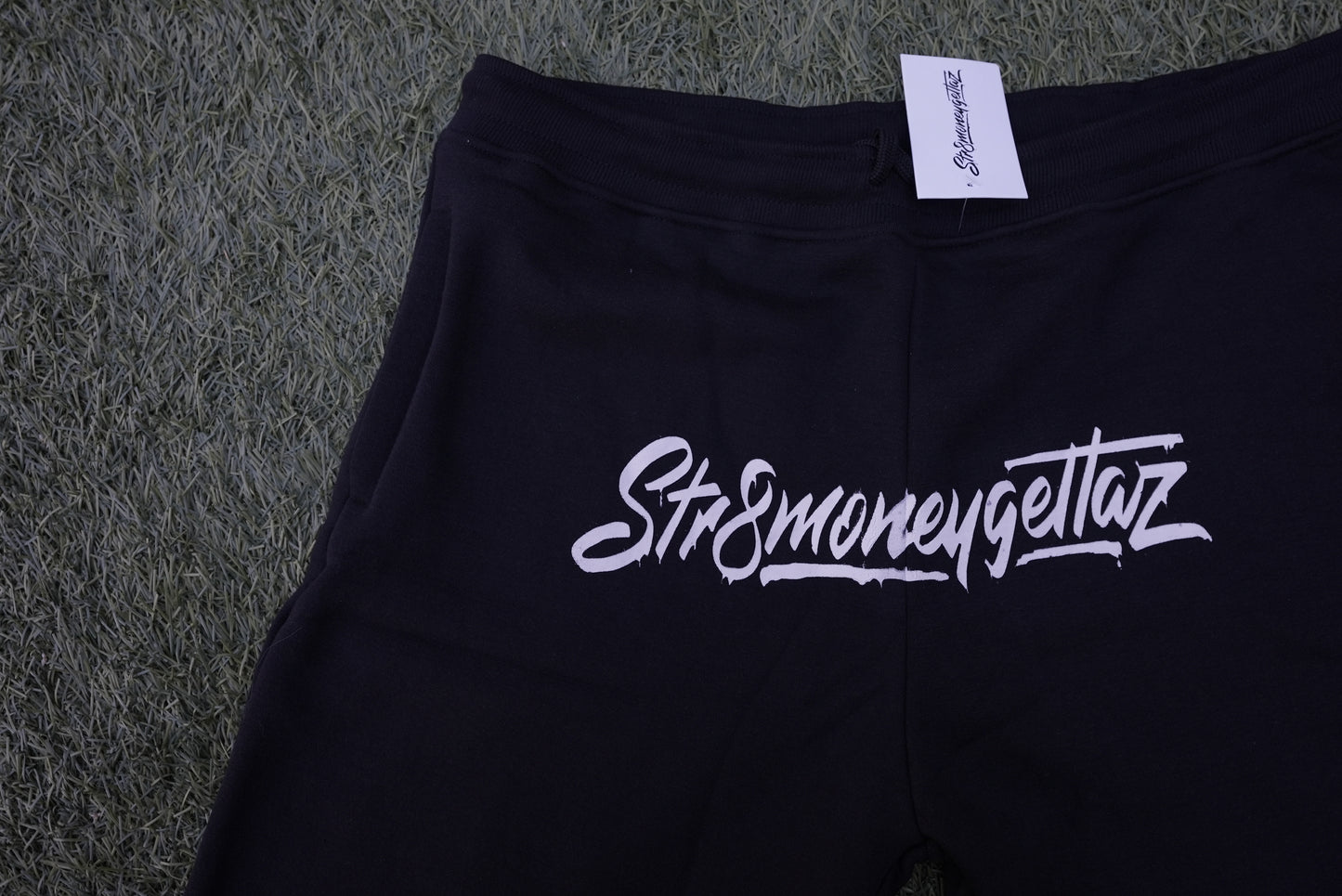 str8moneygettaz black shorts